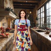 Gouden Kerst met Engelen en Sterren - Elegant Schort