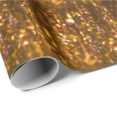 Gouden Kerst: Onscherp Abstracte achtergrond Cadeaupapier (Rol Hoek)