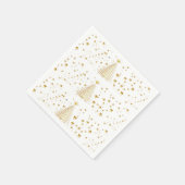 Gouden kerst servet (Hoek)