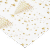 Gouden kerst tafelkleed (Gekanteld)