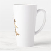 gouden kerstboom latte mok (Rechts)