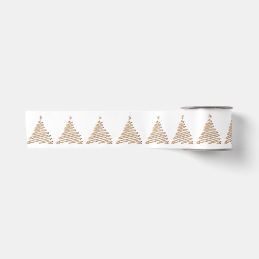 gouden kerstboom lint (Voorkant)
