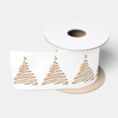 gouden kerstboom lint (Spoel)