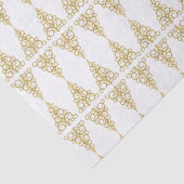 Gouden kerstboom tissuepapier (Detail)