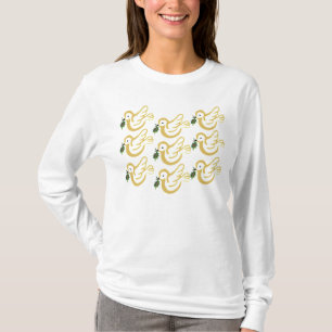 gouden kerstkleppen t-shirt