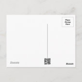 Gouden kerstmotief met groene achtergrond briefkaart (Achterkant)