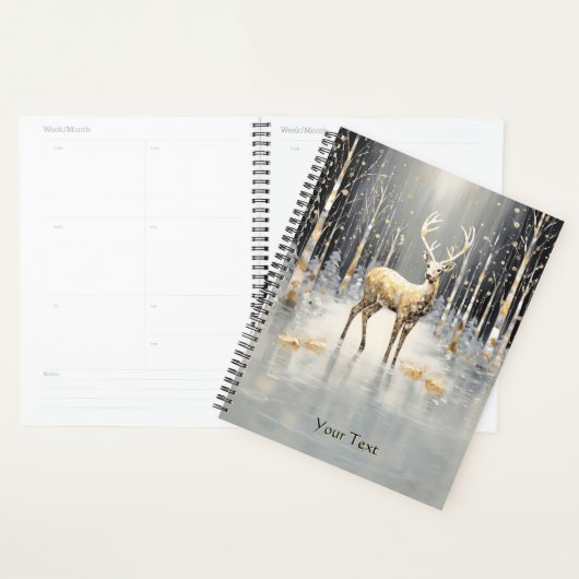 Gouden Kerstrendiervakantie Planner (Display)