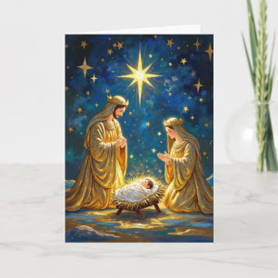 Gouden Kerststal Kaart