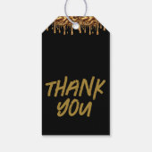 Gouden ketting 1 #1 Drip 1e verjaardagsfeestje Cadeaulabel (Achterkant)