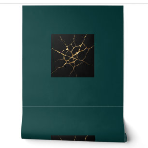 Gouden Kintsugi barsten luxe gestructureerd behang