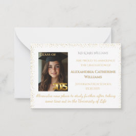 Gouden Klasse van 2025 Afstuderen Aankondiging Kaa