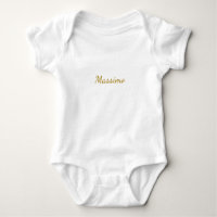 Gouden Kleur Calligrafie Elegante Eenvoudige Naam