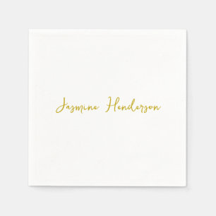 Gouden Kleur Calligrafie Professionele Magnetische Servet