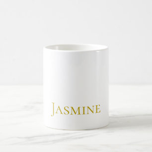 Gouden Kleur Eenvoudig Minimalistisch Professionee Koffiemok