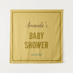Gouden Kleur Moderne Minimalistische Baby Shower Wandkleed