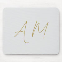 Gouden kleur Monogram Initialen Kalligrafie Pro