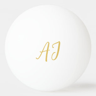 Gouden Kleur Monogram Professionele Klassieke Init Pingpongballen