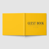Gouden kleur Professioneel Modern Elegant Gastenboek (Volledig)