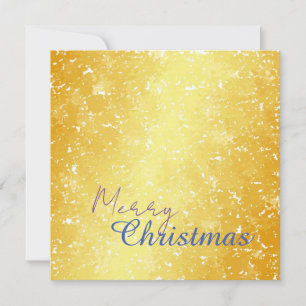 Gouden Kleur Vrolijk Kerstmis Familie Bericht Nieu Feestdagenkaart