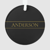 gouden kleuren en regels voor Classy Gold Ornament (achterkant)