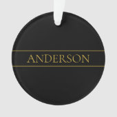 gouden kleuren en regels voor Classy Gold Ornament (voorkant)