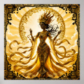 Gouden koningin poster (Voorkant)