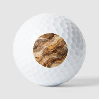 Gouden Koperen Golven Abstract Patroon Leggings Golfballen