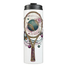 Gouden kosmische tennisracket