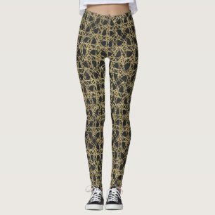 Gouden kras Gouden moderne glamour unieke chic Leggings