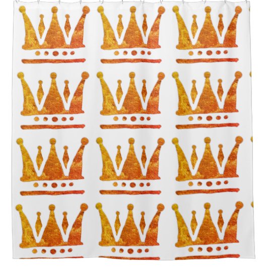 Gouden Kroon Douchegordijn (Voorkant)