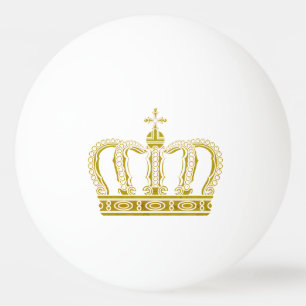 Gouden Kroon + jouw ideeën Pingpongballen