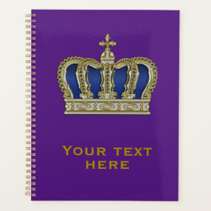 Gouden Kroon - luxe koninklijke 5 Planner
