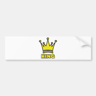 gouden kroonicoon bumpersticker