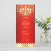 Gouden kroonluier menu (Staand voorkant)