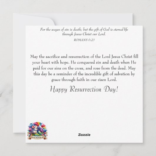 Gouden Kruis Bloemen Waterverf Hymne Christelijk P Feestdagenkaart (Achterkant)