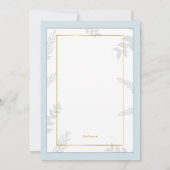 Gouden Kruis religieuze uitnodiging (Achterkant)