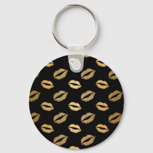 Gouden kussen sleutelhanger