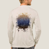 Gouden Kustlijn Tri-Blend Shirt (Achterkant volledig)