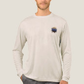 Gouden Kustlijn Tri-Blend Shirt (Voorkant volledig)