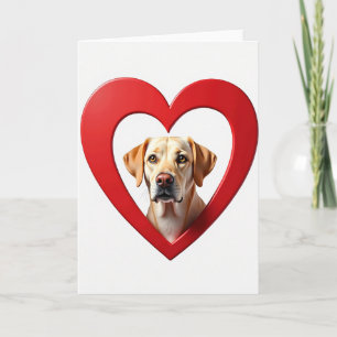 Gouden Labrador Liefdeskaart Kaart