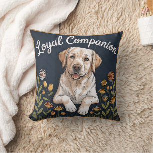 Gouden Labrador Retriever Dekbedontwerp – Speels Kussen