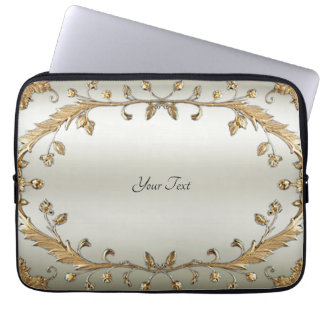 Gouden laptophoes laptop sleeve