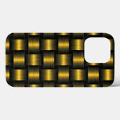 Gouden Lattice iPhone Case (Achterkant (horizontaal))