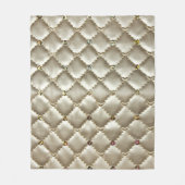 Gouden leer: luxe achtergrond textuur fleece deken (Voorkant)