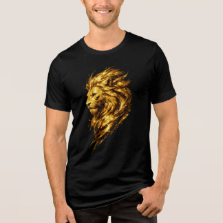 Gouden Leeuw Erfenis | Luxe Gouden Leeuw Tri-Blend Shirt