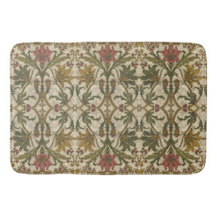 Gouden Lelie Wilde Bloemen William Morris  Badmat