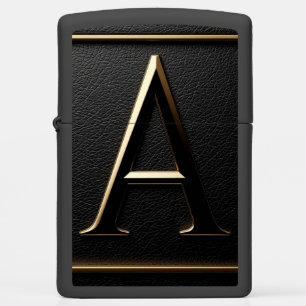 ✨ Gouden Letter A Monogram Vlam Ontwerp Cadeau Voo