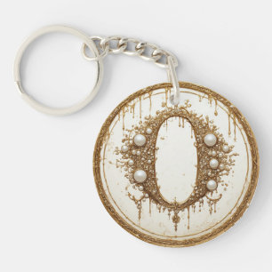 Gouden Letter O Cadeau Voor Moeder Sleutelhanger