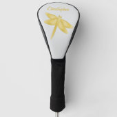Gouden Libel Ontwerp Golfheadcover (Voorkant)