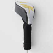 Gouden Libel Ontwerp Golfheadcover (Schuin)